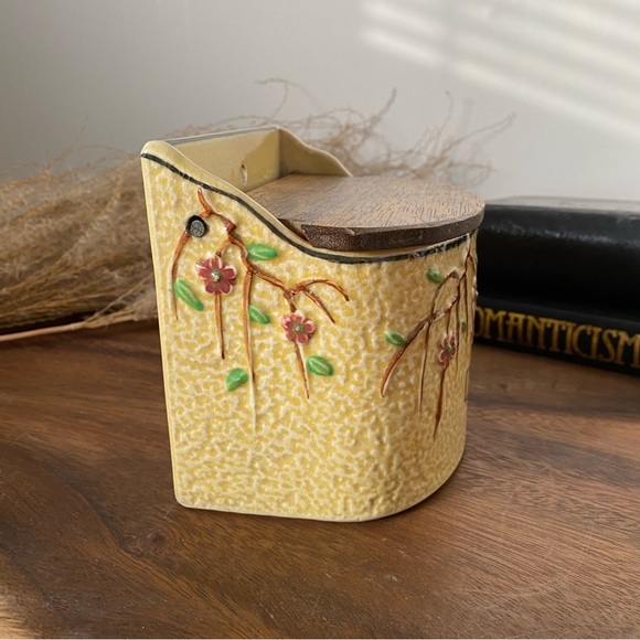 Vintage Wall Mounted Salt Box, Farmhouse Kitchen Decor - Picture 6 of 10